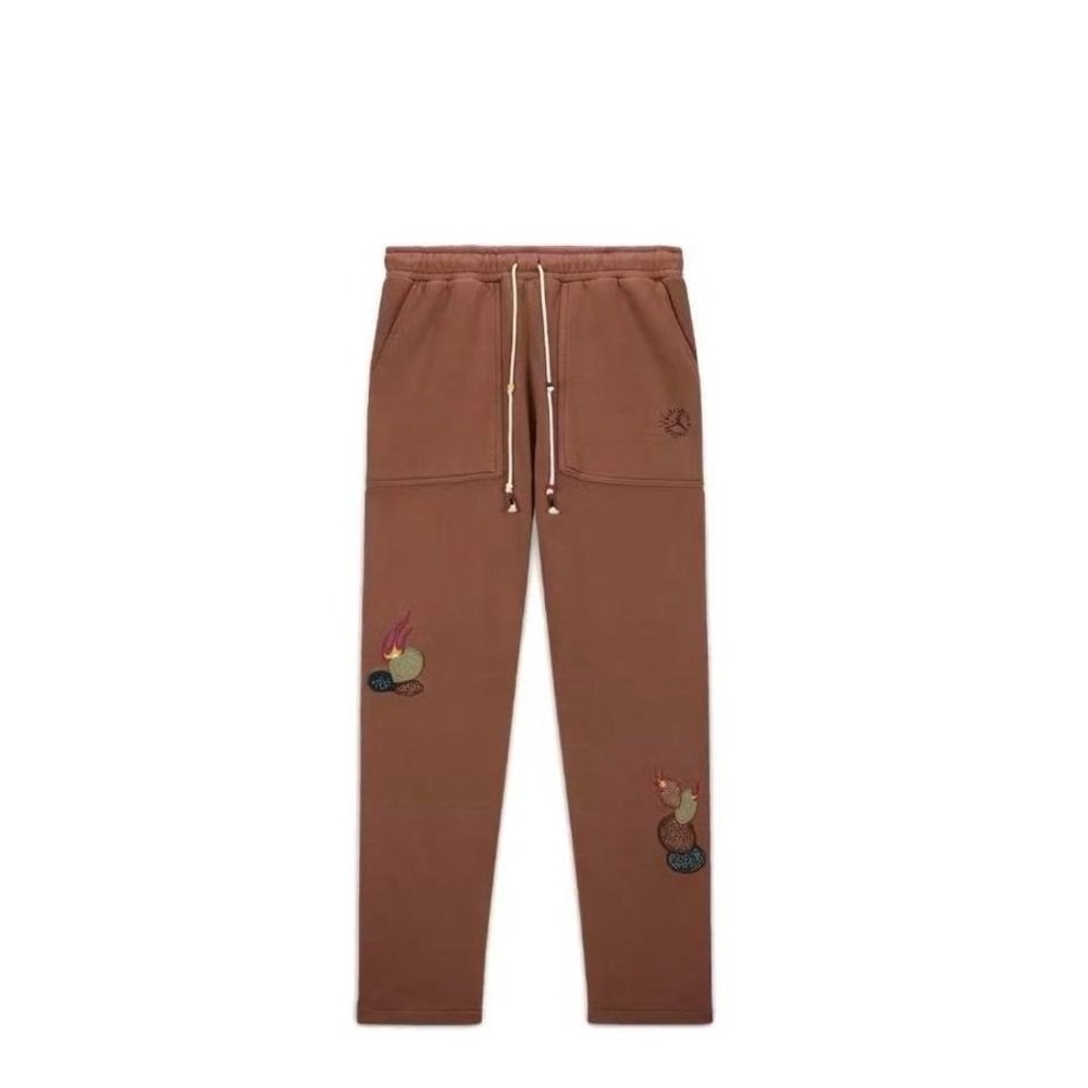 Travis Scott x Jordan Fleece Pants  Archaeo Brown